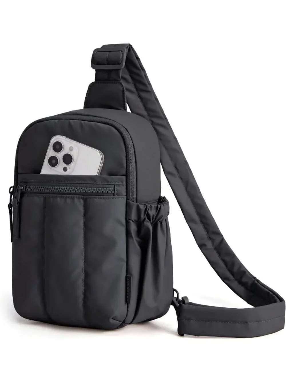 Quilted Puffer Crossbody Bag for Women | Small Sling Fanny Pack & Travel Purse